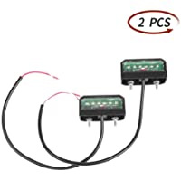 ETUKER 2 x LED Matricula Lámpara- 12V~24V Impermeable Universal Luces de Matrícula- Luces de Placa de Matrícula Lámparas…